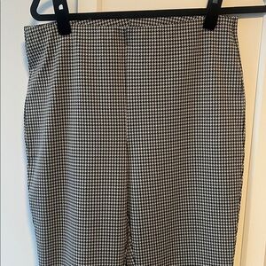 H&M Flared Houndstooth Pull On Pant